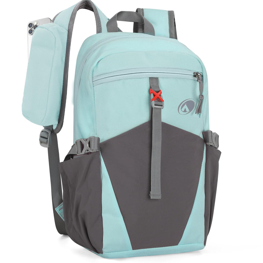12L Wanderrucksack Klein Leichter, Kleiner Rucksack Lässig Herren Damen, Mini Daypacks für Wandern R