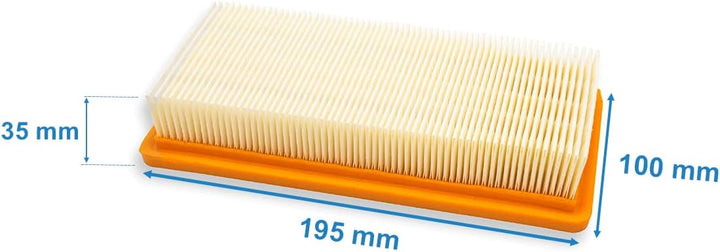 EVAYP/HEPA-Filter für Staubsauger/Passend für Karcher 6.414-631.0 passend für DS 5500, DS 5600, DS 6