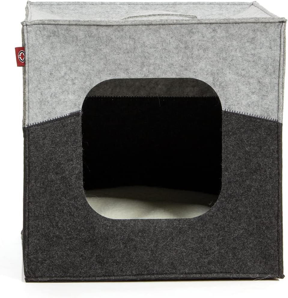 CanadianCat Company | Katzenhöhle Katzenbox aus Filz, passend für IKEA Regal Kallax und Expedit, Kat