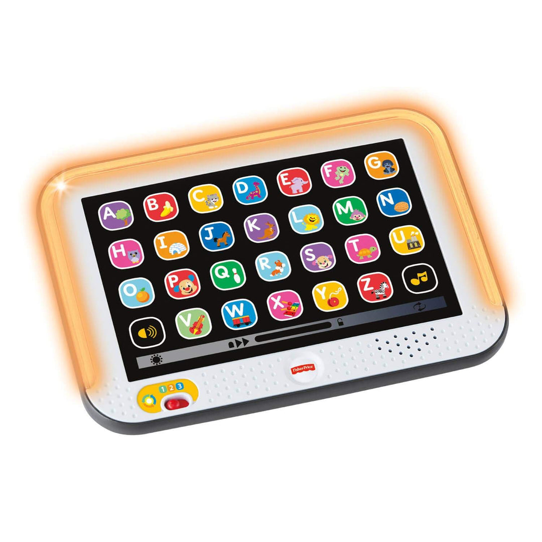 Fisher-Price Lernspass, Lernspielzeug für Kleinkinder, Smart Stages Tablet Computer-Attrappe mit Mus