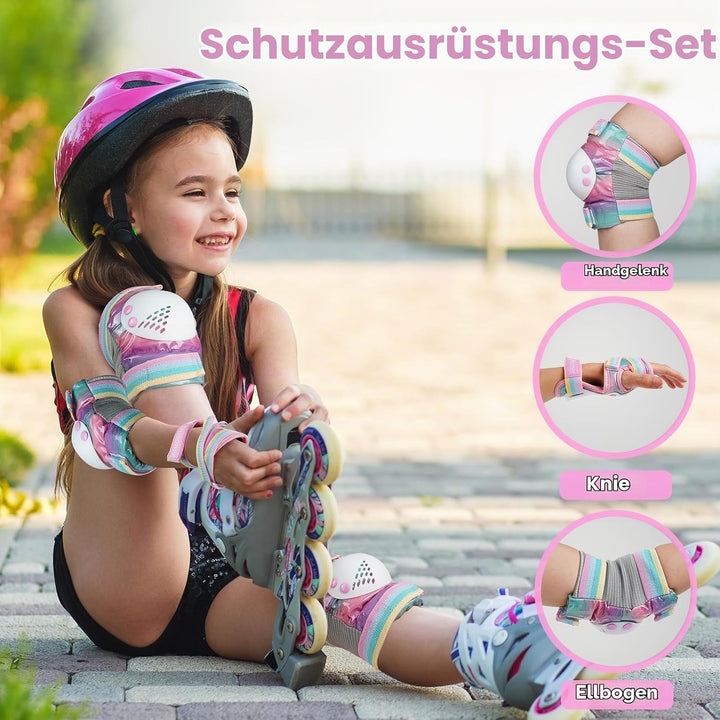 BOSONER Knieschoner Kinder Schoner Inliner: Protektoren Knieschützer Kinder Knie und Ellenbogenschüt