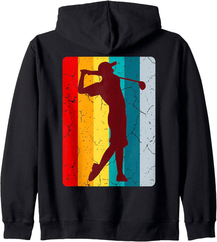 GOLF RETRO Golfer Outfit Golferinnen Golf Spieler Kapuzenjacke