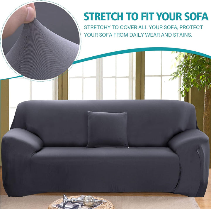 ele ELEOPTION Sofa Überwürfe Sofabezug Stretch elastische Sofahusse Sofa Abdeckung in Verschiedene G