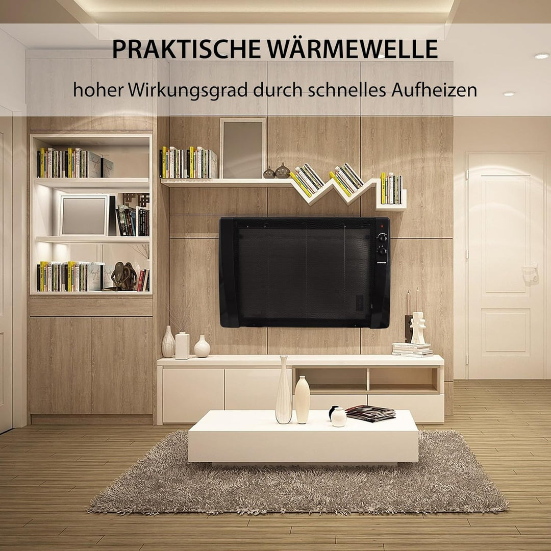 Syntrox Germany 2400W Infrarotheizung Glimpa | Wärmewellenheizung | Infrarotheizer, Effiziente Raumw