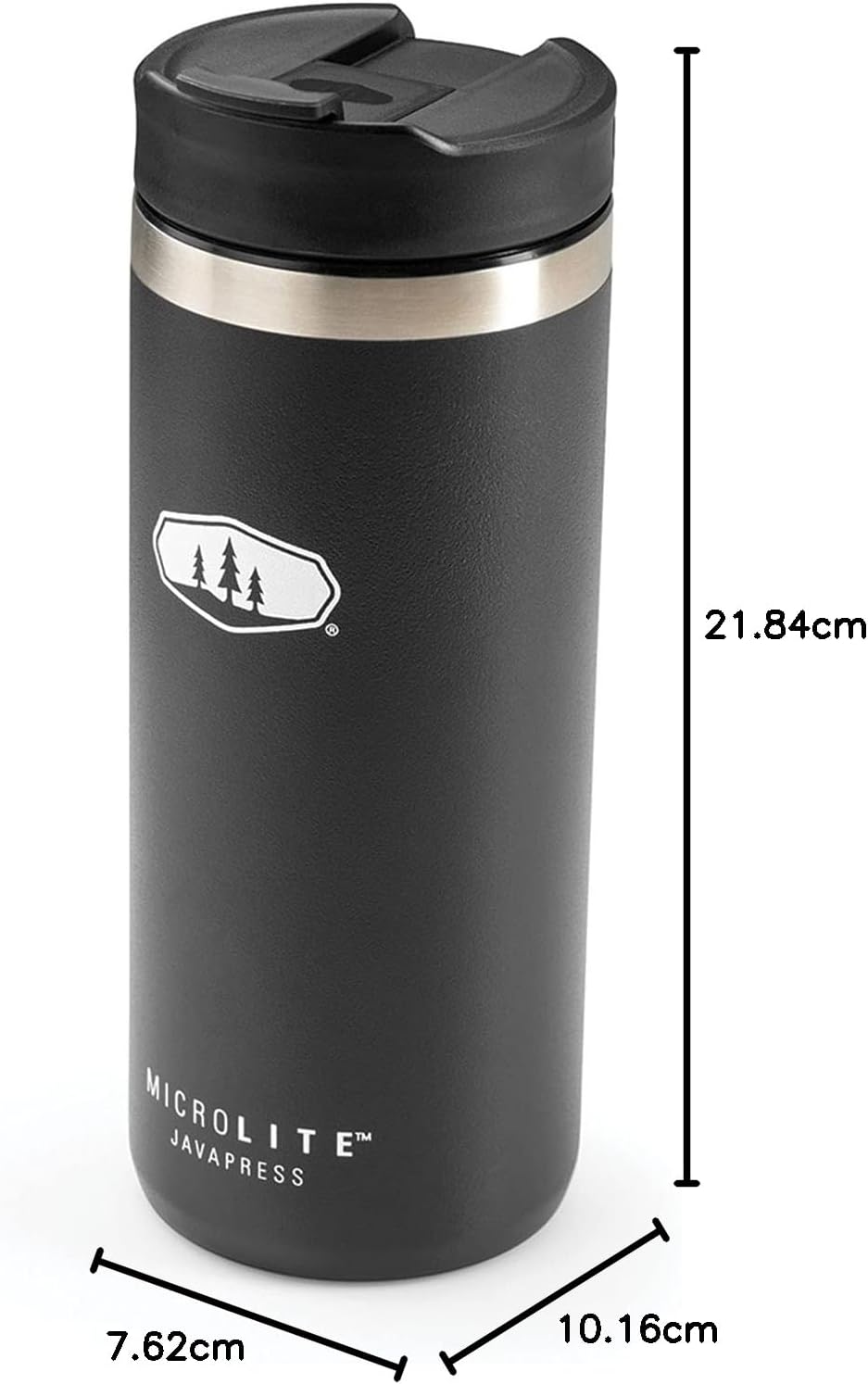 GSI Glacier Ss Commuter Javapress Thermoskanne Einheitsgrösse Schwarz (Black), Einheitsgrösse Schwar