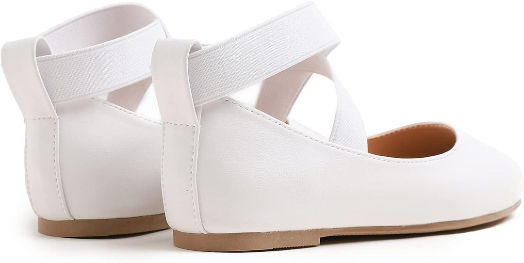 Feversole Girls Cute Dress, Mädchen süsses Kleid Mary Jane Schuhe weiche Party Urlaub Ballerinas 29