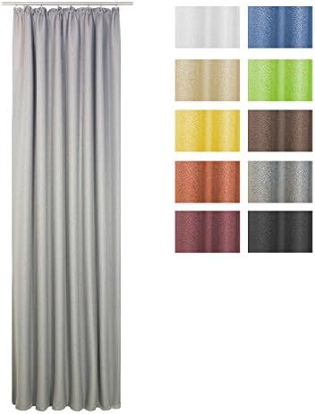 Wirth Fertigschal mit Kräuselband, Polyester, Dunkelblau, 175 x 132 cm 175 x 132 cm Dunkelblau, 175