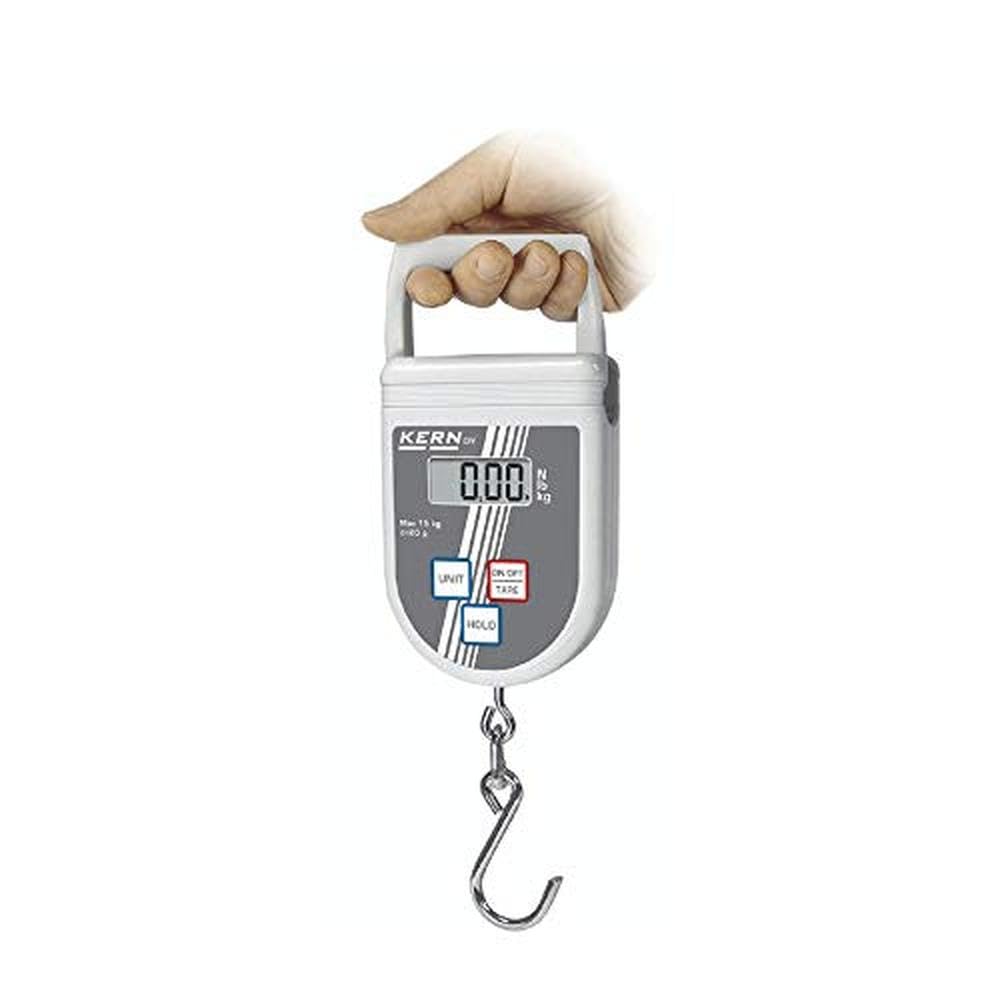 Kern CH 15K20 Hängewaage mit Zählfunktion 60kg / Auflösung 0,02 g, DKD/DAkkS-kalibriert 40 g Lineari