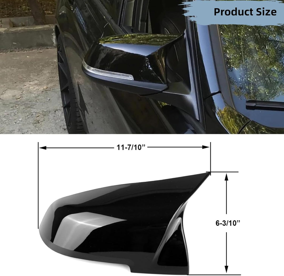 Ezweiji F30 Spiegelkappen,1 Paar Auto Spiegelkappen Rückspiegelgehäuse Kompatibel für F20 F21 F22 F2