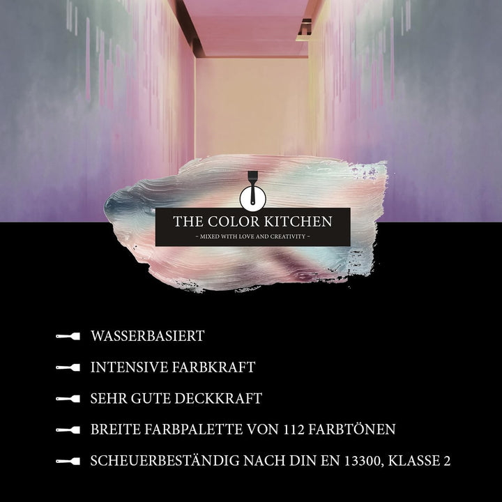 THE COLOR KITCHEN helle Wandfarbe - Malerfarbe für Wohnzimmer und Schlafzimmer - matte Innenfarbe in