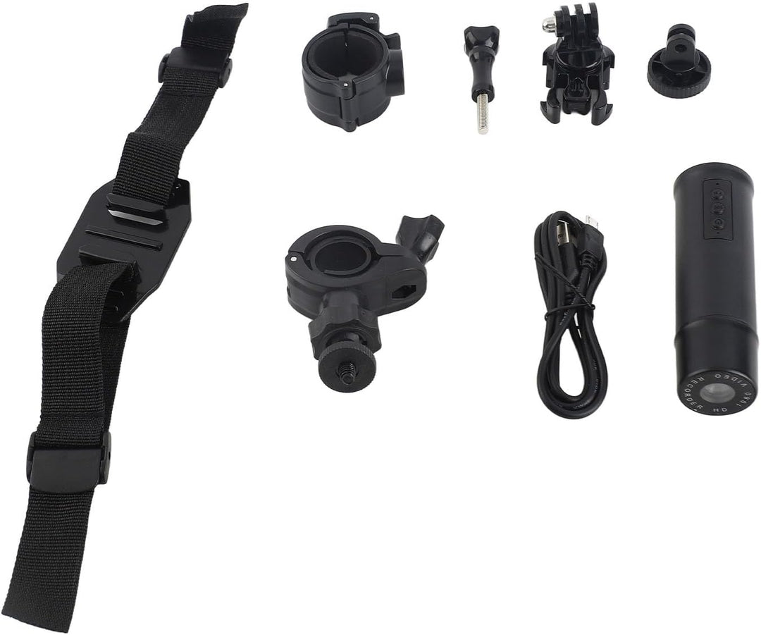 Bewinner HD 1080P Action-Kamera, Fahrrad-Motorrad-Helmkamera, IP68 Wasserdicht, 120 ° Weitwinkel-Cam