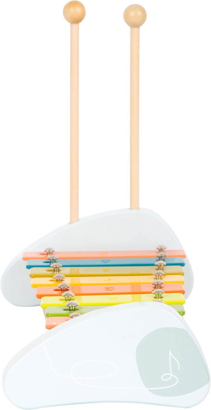small foot Xylophon "Groovy Beats" aus Holz, Instrument für Kinder, inkl. Notenblatt, ab 18 Monaten,