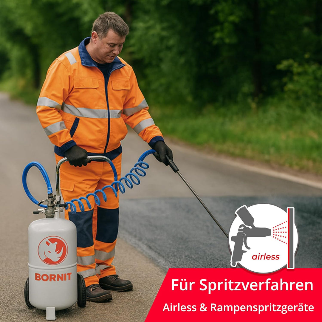 BORNIT Haftkleber R2 C40BF5-S, 25 kg Kationische Bitumenemulsion für Asphaltflächen, hohe Haftkraft,