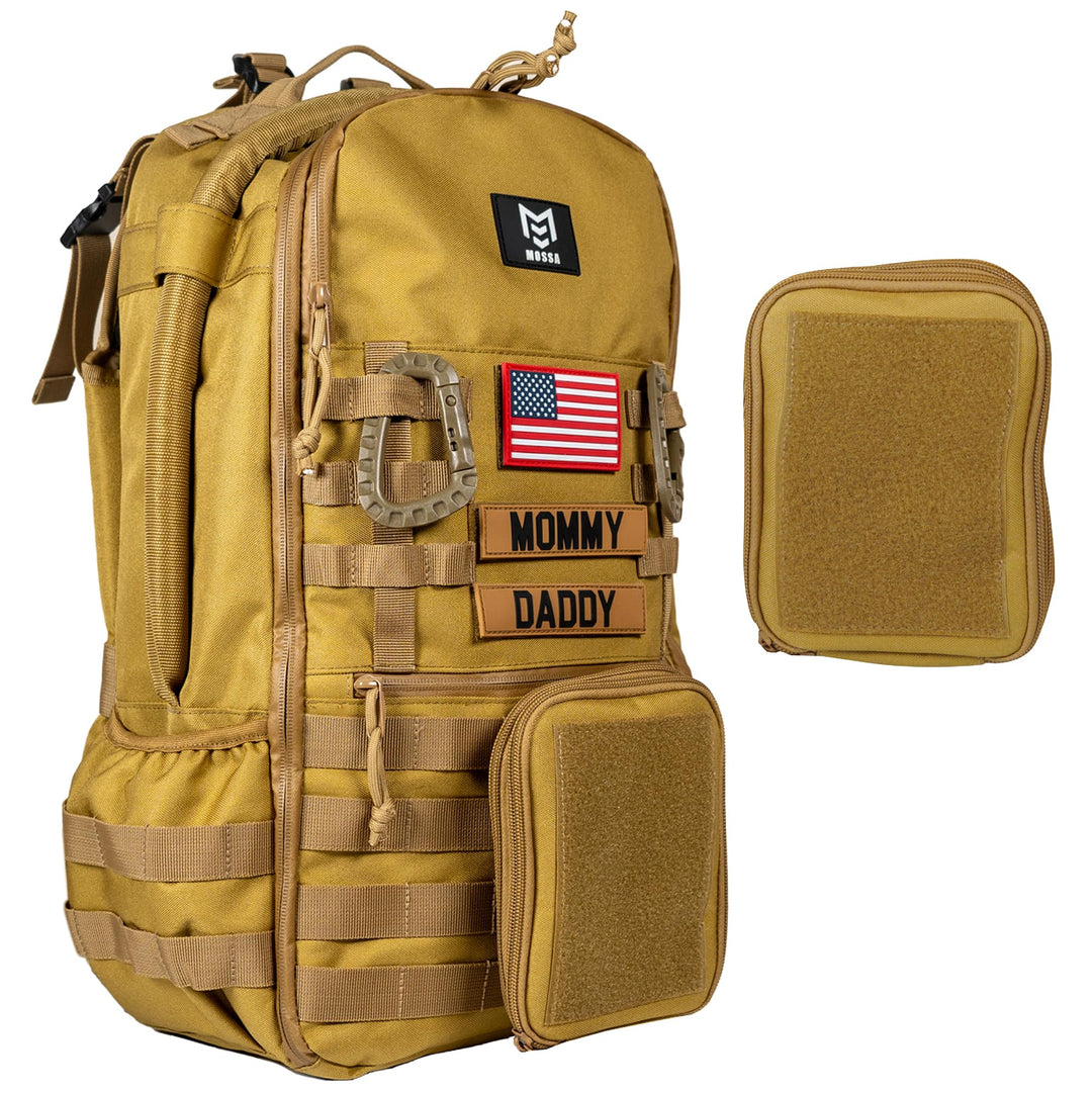 Mossa tactical baby gear Braun, Braun