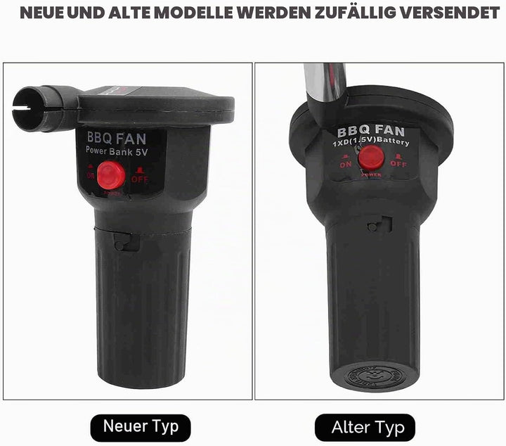 Jeffergarden Grill Luftgebläse 5 V Leichte Tragbare BBQ hair dryer Leichter Ventilator Werkzeuge Her
