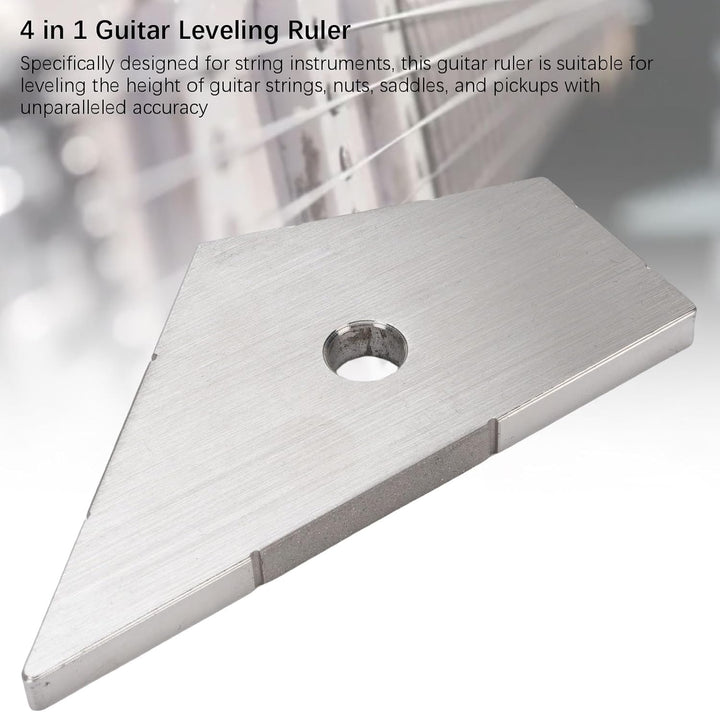 Fabater Fret Kisser für Gitarren -Setup &amp; Reparatur, 4 in 1 Gitarren Bund Spot Leveling und Bund Dre