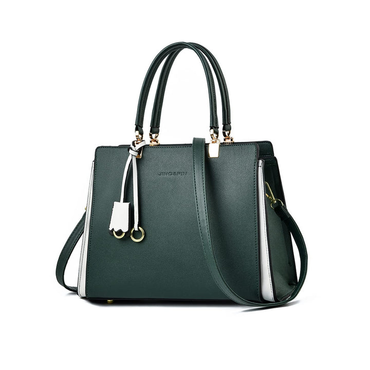 NICOLE &amp; DORIS Damen Handtasche Elegant Henkeltasche Leder Schultertasche Frauen Umhängetasche Multi