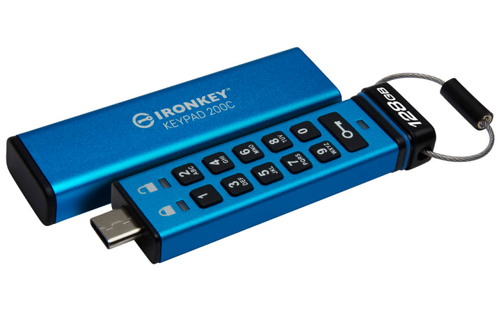 Kingston IronKey Keypad 200 Typ-C Hardware-verschlüsselter USB-Stick FIPS 140-3 Level 3 (ausstehend)