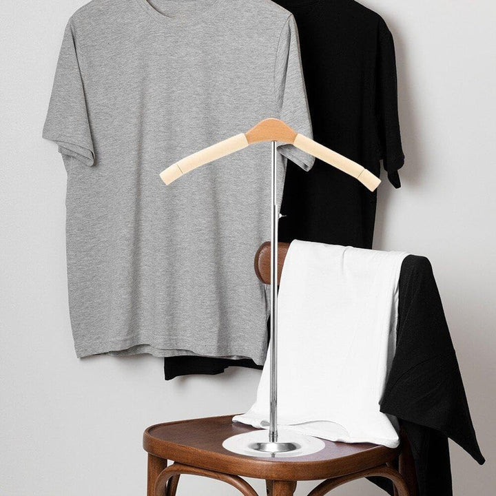 Dianzan Verstellbare T-Shirt-Display-Kleidung, T-bar-Display-Rack, Flexible Hemdständer, Edelstahl-k