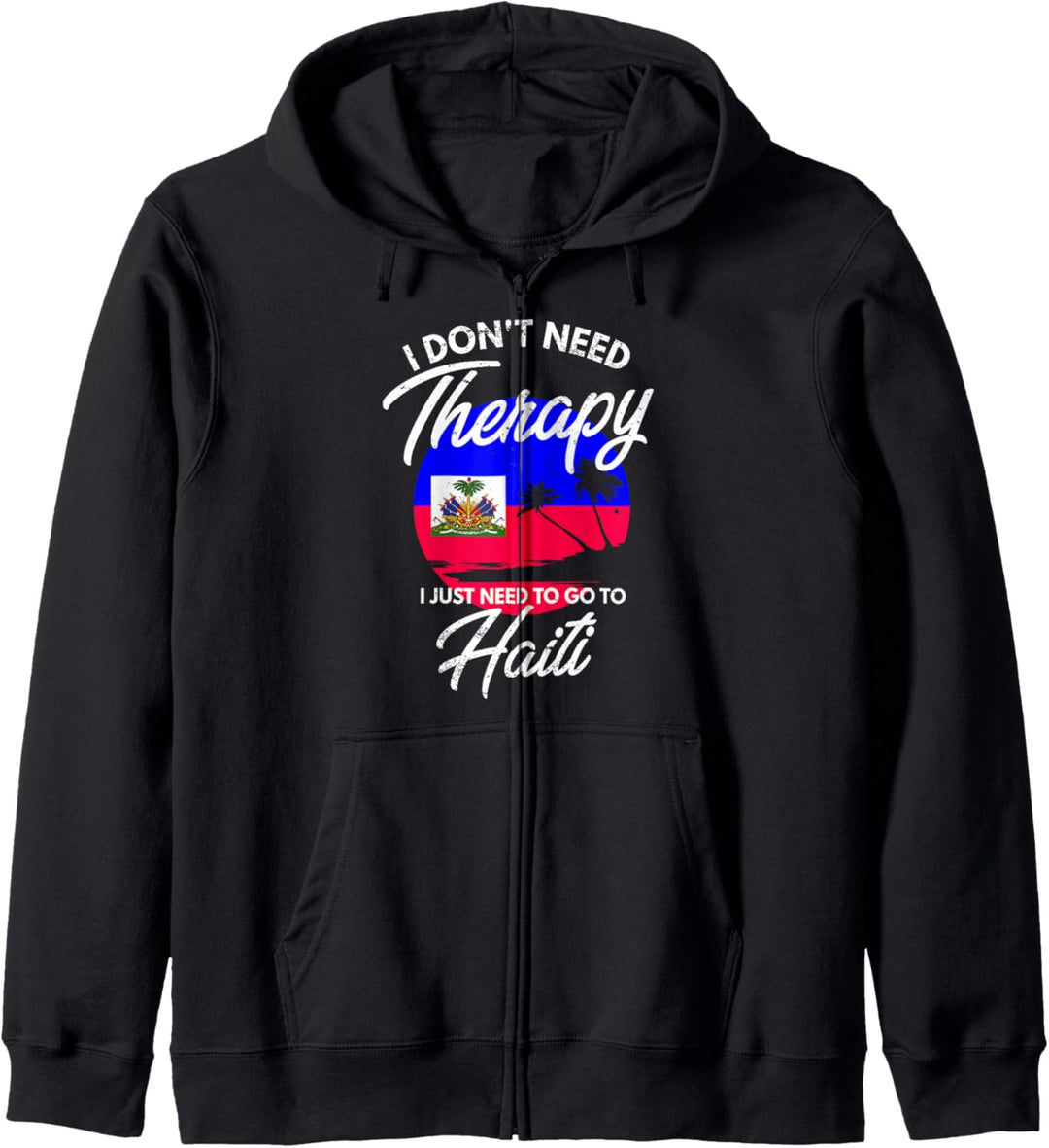 Haitianische Flagge I Haiti Flagge I Urlaub Haiti Kapuzenjacke