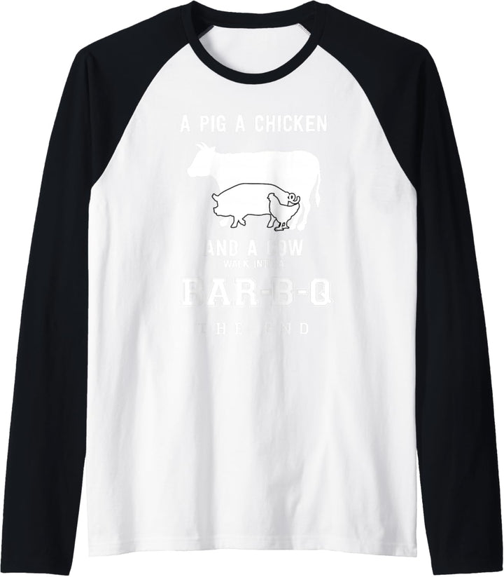 Schwein-Huhn-Kuh-Braten BBQ Grillen Grill Barbecue Rösten Raglan