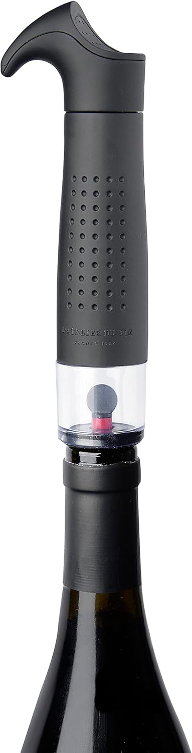 L’Atelier DU VIN – Weinpumpe Gard’Vin On/Off + 2 Stopfen – Bewahrt die Aromen Ihrer geöffneten Flasc
