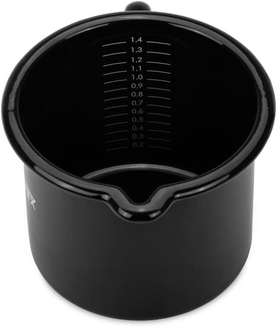 Petromax Emaille Milchtopf (1,4 Liter, schwarz) Schwarz 1,4 Liter, Schwarz 1,4 Liter