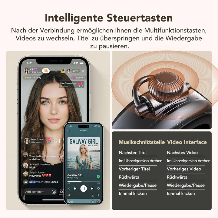 N03 Übersetzer Kopfhörer mit KI Chatbot, HiFi-Klang Übersetzungskopfhörer 134 Sprachen & 9 Modi - Bl
