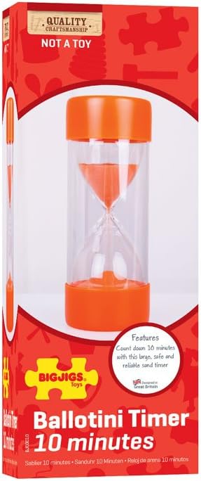 Bigjigs Toys Ballotini Sanduhr (10 Minuten)