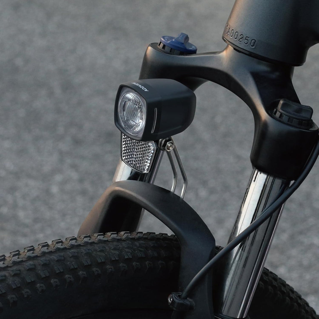 Fahrradlicht Dynamo Frontscheinwerfer 60 Lux Hammer M60 – LED Fahrradlampe mit Helligkeitssensor, St
