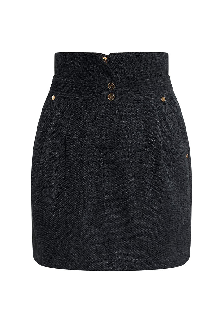 faina Damen Rock S Schwarz, S Schwarz