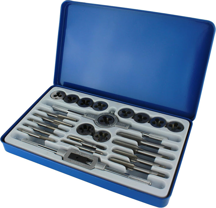 Gewindeschneider Gewindebohrer Schneideinsatz 24 tlg. Set M5-M12 Geschenkidee
