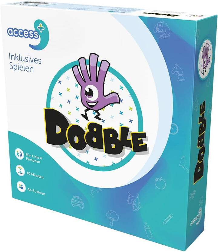 Access+, Dobble Access+, Familienspiel, Kartenspiel, 1-4 Spieler, Ab 6+ Jahren, 10 Minuten, Deutsch,