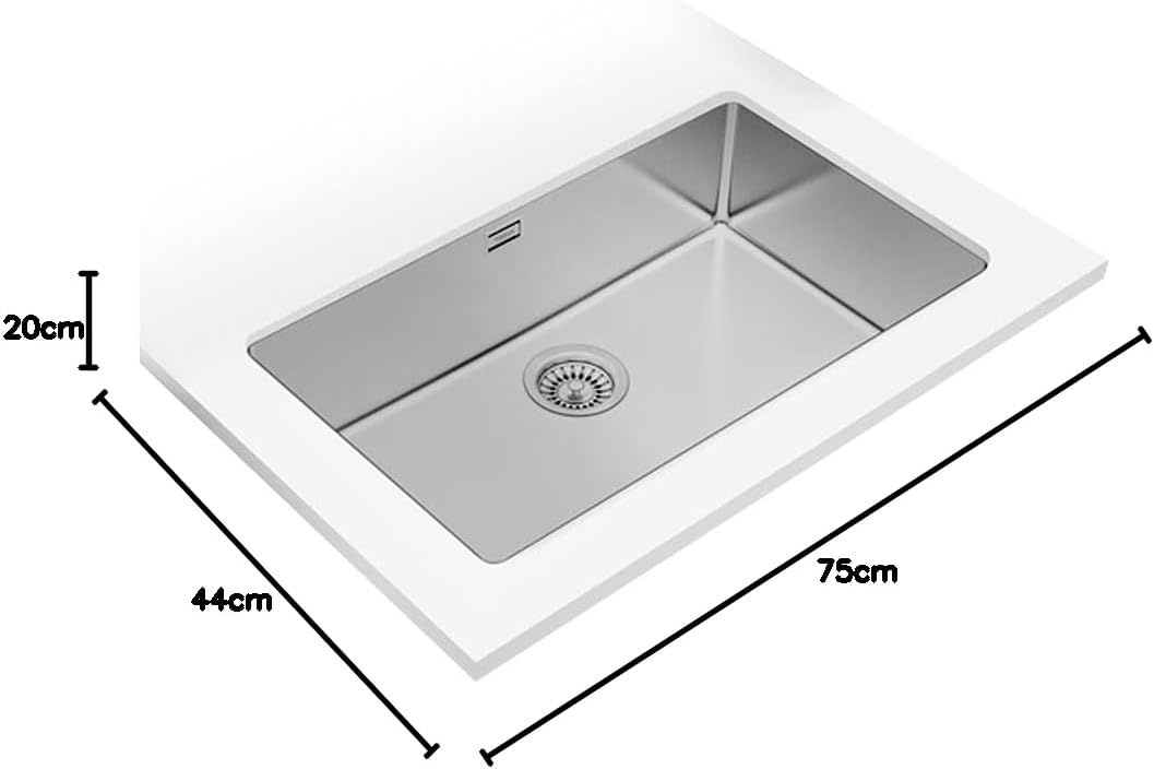 Teka BE Linea RS15 71.40 115000004 Unterbauspüle, Grau