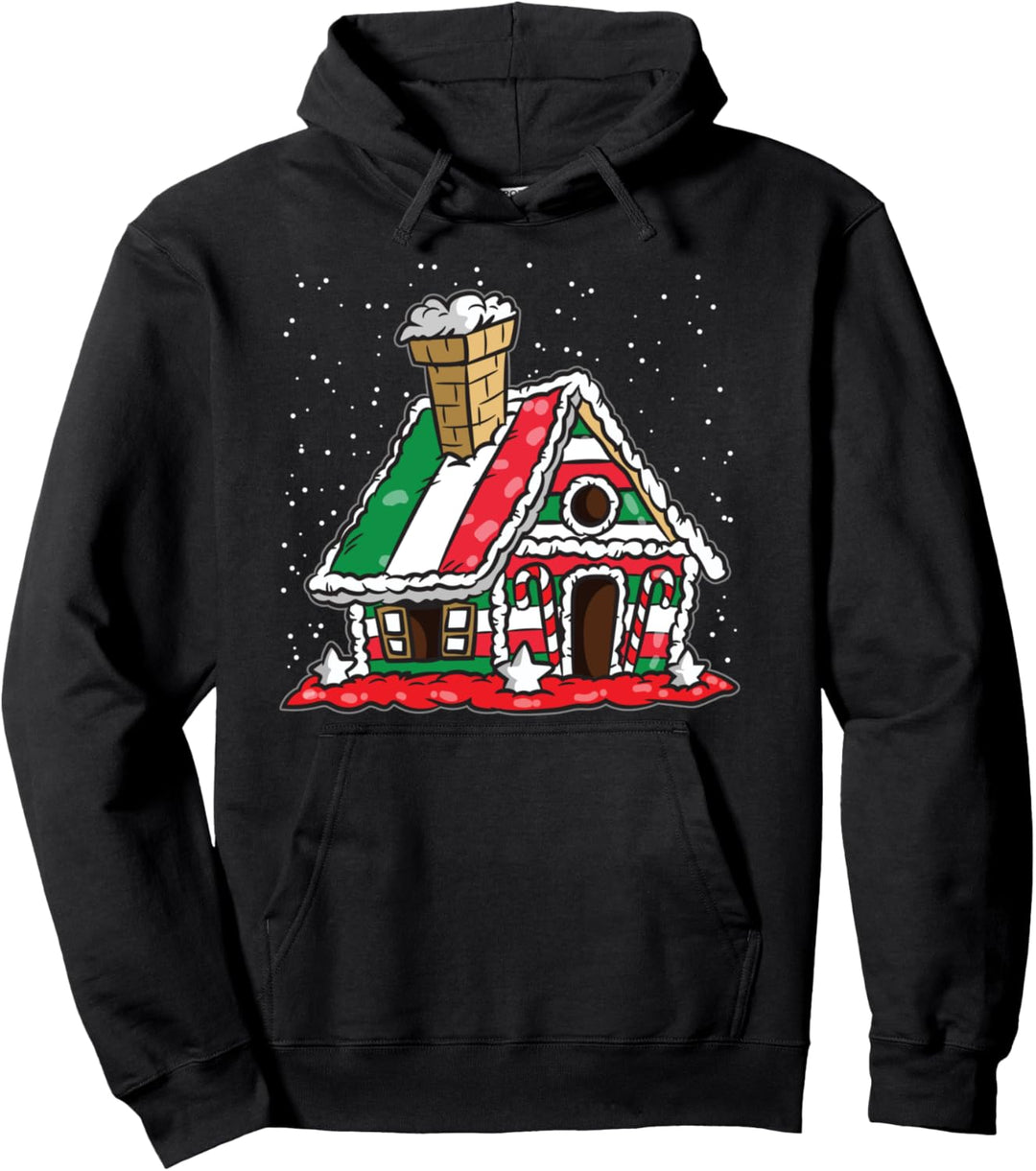 Italienisches Lebkuchenhaus - Weihnachten Für Italiener Pullover Hoodie