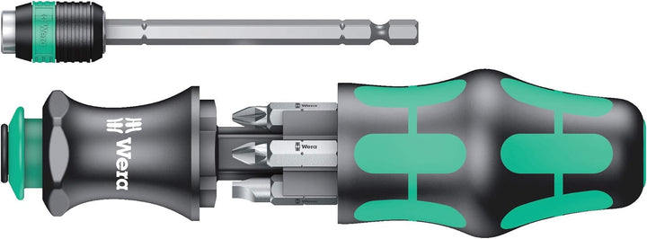 Wera Kraftform Kompakt 20 A, 7-teilig, 05051019001 Schwarz Grün KK 20 A