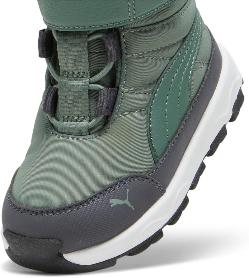 PUMA Unisex Baby Evolve Boot Ac+ Inf Sneaker 20 EU Eucalyptus Strong Gray Puma White, 20 EU Eucalypt