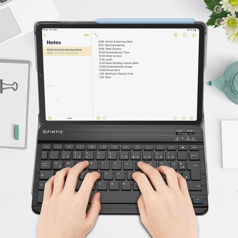 Fintie Tastatur Hülle für Samsung Galaxy Tab S6 Lite 10.4 2022/2020 SM-P610/P613/P615/P619 - Keyboar