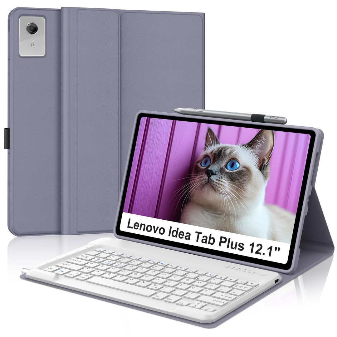 Hülle Tastatur für Lenovo Idea Tab Plus 12.1 Zoll 2025
