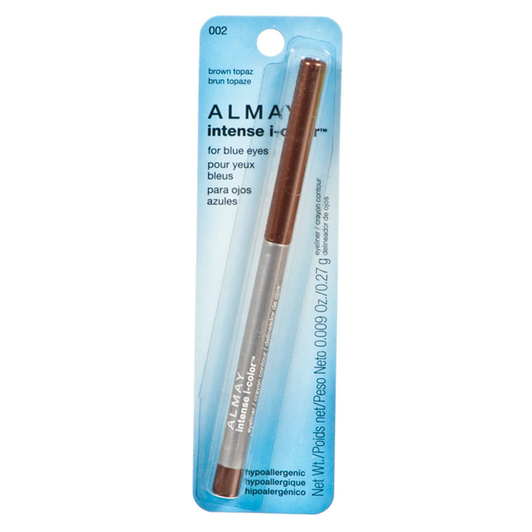 Almay Intensive i-color Eyeliner, Bring Out the Blue, Brown Topaz 002, 0.009 Ounce Package by Almay