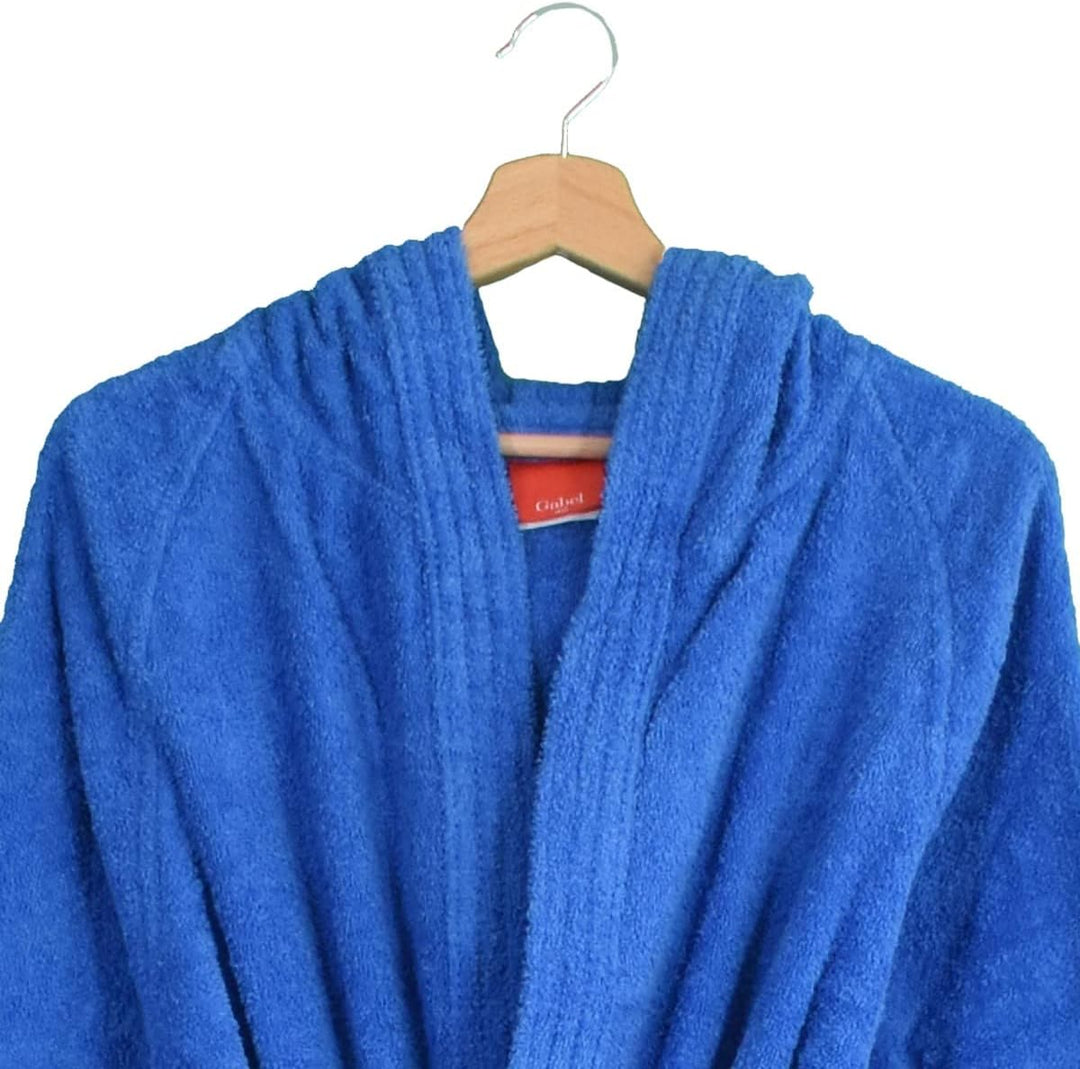 Gabel 09100 29 Bademantel, 100% Baumwolle, Elektroblau, Small