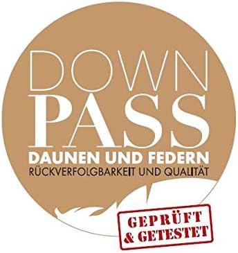 XDREAM Nature Essential Daunendecke warme Winterdecke | aus neuen weissen Daunen und Federn | Füllge