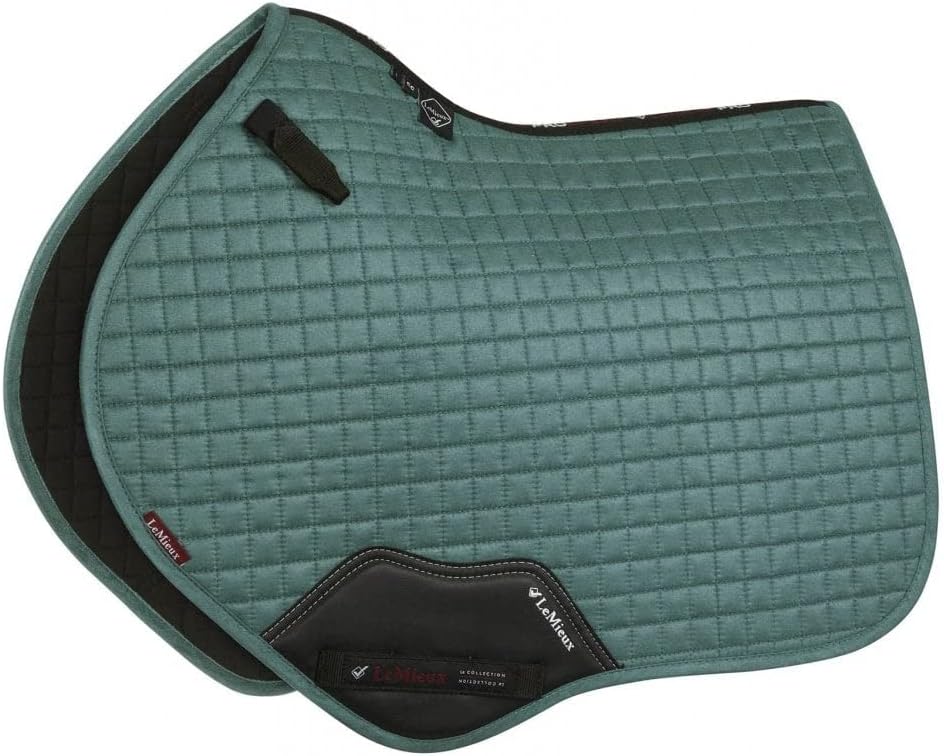 LeMieux Prosport Suede Gp Square Sattelpolster S/M Salbei-Veloursleder, quadratisch, S/M Salbei-Velo