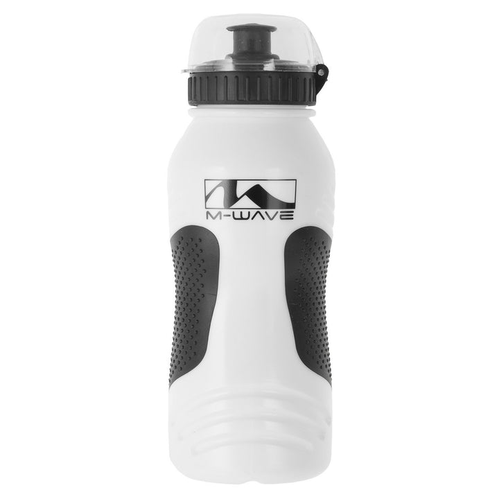 M-WAVE Trinkflasche PBO 500-NS, 550-600 ml Weiss/ Schwarz, Weiss/ Schwarz