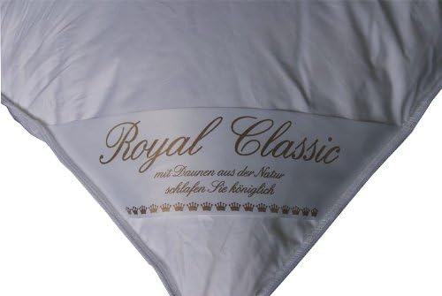 Angebot 2 Royal Classic Luxus 3-Kammer Kopfkissen Daunenkissen 80x80 cm 1.200 g 3 Kammer Kissen