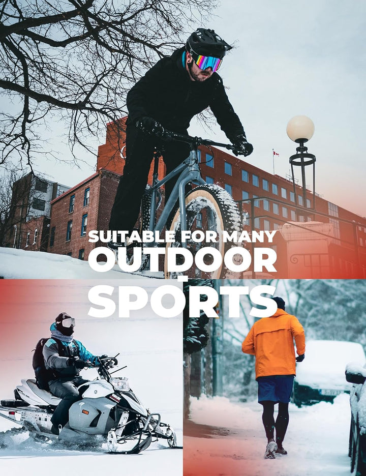 ROCKBROS Winter Jacke/Hose Fahrradbekleidung Herren Fahrrad Radjacke Lange Windjacke Radhose Freizei