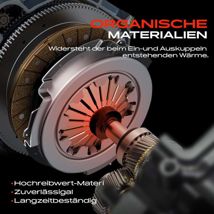 Frankberg Kupplungssatz Kompatibel mit Golf VI 5K1 1.4L 2008-2012 Polo 6C1 6R1 1.2L 1.4L 2009-Heute