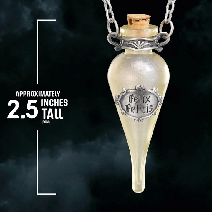 The Noble Collection Felix Felicis Pendant and Display