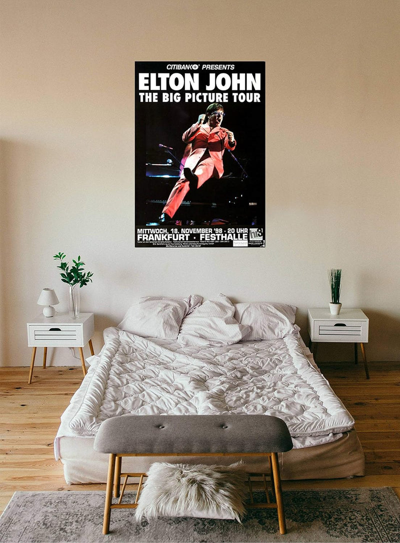 Elton John - The Big Picture, Frankfurt 1998 » Konzertplakat/Premium Poster | Live Konzert Veranstal