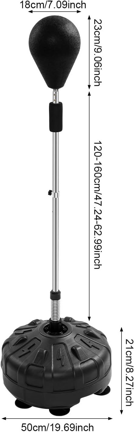 Boxsack Stehend, Erwachsene Standboxsack, Punchingball, Verstellbar Erwachsene Kinder Boxen Punching